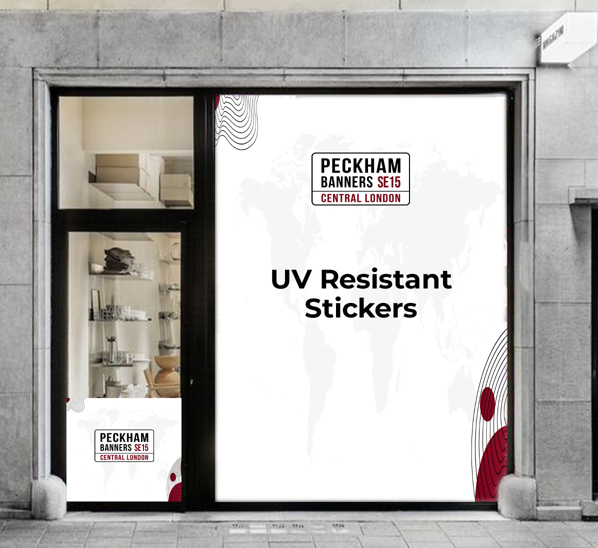 UV Resistant Stickers Same Day & Next Day Delivery London